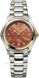 Ebel 1911 1216581 34mm Yellow gold and Stainless steel Brown