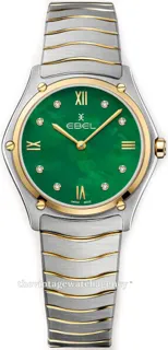 Ebel Sport Classic 1216545 33mm Yellow gold and Stainless steel Green