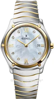 Ebel Classic 1216654 37mm Brushed/polished steel White