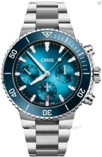 Oris Aquis 01 771 7793 4155-07 8 23 01PEB Brushed/polished steel Blue