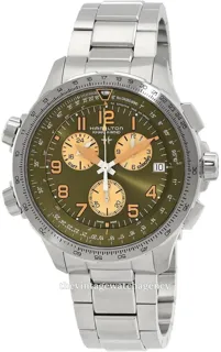 Hamilton Khaki Aviation H77932160 46mm Stainless steel Green