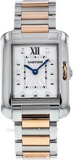 Cartier Tank Anglaise WT100024 brushed/polished steel Silver