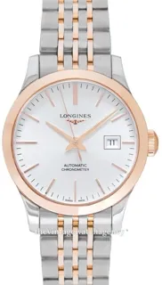 Longines Record L23215727 Brushed/polished steel Silver