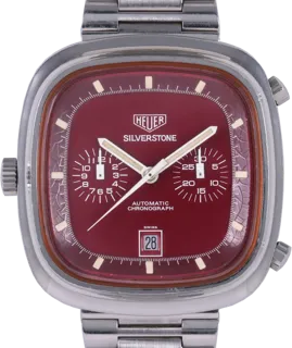 Heuer Silverstone 110.313 Stainless steel Red