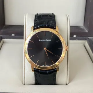 Audemars Piguet Jules Audemars 15180OR.OO.A002CR.01 41mm Rose gold Black