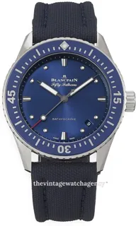 Blancpain Fifty Fathoms 5100-1140-O52A Stainless steel Blue