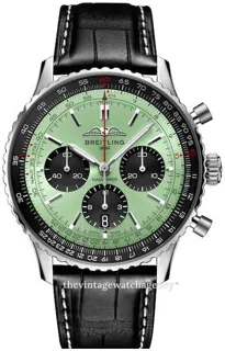 Breitling Navitimer AB0138241L1P1 Stainless steel Green