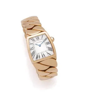 Cartier Tank Divan 2601 31mm 18k Gold Silver