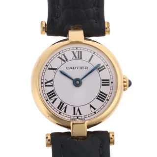 Cartier Vendôme 2869 20mm 18ct Gold White