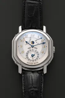 Daniel Roth Perpetual Calendar 121.Y.60 41mm 18k white gold Silver