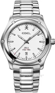 Ebel 1911 1216607 Brushed/polished steel White