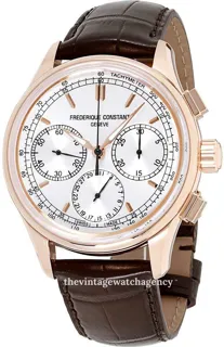 Frédérique Constant Manufacture FC-760V4H4 42mm rose gold colored steel Silver