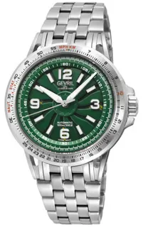 Gevril Wind Master 49301B Stainless steel Green