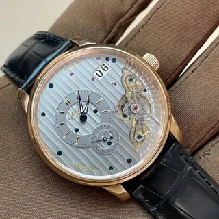 Glashütte PanoMaticInverse 1-91-02-01-05-50 42mm Red gold Skeletonized