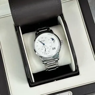 Glashütte PanoMaticLunar 1-90-02-42-32-71 40mm Stainless steel White