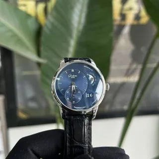 Glashütte PanoMaticLunar 1-90-02-46-32-55 40mm Stainless steel Blue