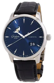 Glashütte Senator Excellence 1-36-04-04-02-50 Stainless steel Blue