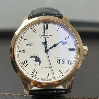 Glashütte Senator Perpetual Calendar 100-02-22-05-50 42mm Rose gold Silver