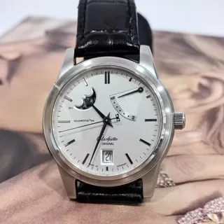 Glashütte Senator Power Reserve Display 1-39-44-04-12-04 39mm Stainless steel White