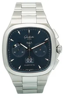 Glashütte Seventies Chronograph Panorama 1-37-02-08-02-70 40mm Stainless steel Blue