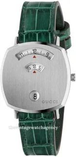 Gucci YA157404 brushed/polished steel Silver