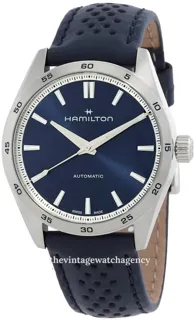 Hamilton Jazzmaster H36215640 38mm Stainless steel Blue