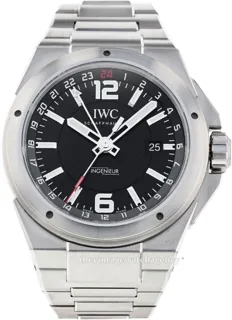 IWC Ingenieur Dual Time IW324402 Stainless steel Black