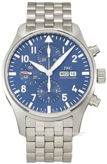 IWC Pilot Chronograph IW377717 Stainless steel Blue