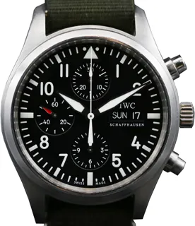 IWC Pilot IW371701 Stainless steel Black