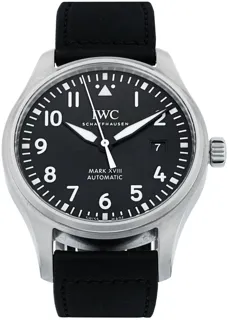 IWC Pilot Mark IW327009 Stainless steel Black