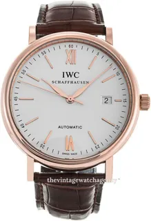 IWC Portofino IW356504 Yellow gold Silver