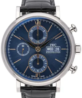 IWC Portofino IW391036 42mm Stainless steel Blue