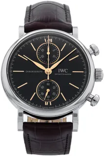 IWC Portofino IW391404 Stainless steel Black