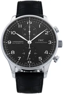 IWC Portugieser IW371447 Stainless steel Black