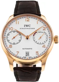 IWC Portuguese Automatic IW500113 Rose gold Silver