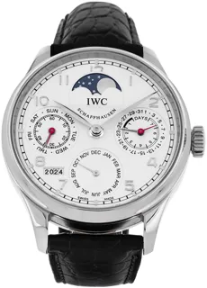 IWC Portuguese Perpetual Calendar IW502308 Stainless steel Silver