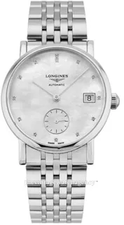 Longines Elegant L4.312.4.87.6 34.5mm Stainless steel White