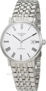 Longines Elegant L4.810.4.11.6 37mm Stainless steel White