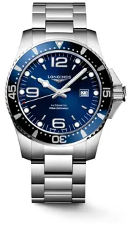 Longines HydroConquest L3.841.4.96.6 44mm Stainless steel Blue