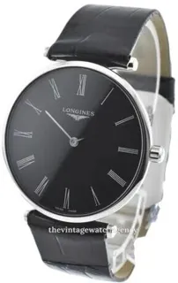 Longines La Grande Classique L4.866.4.51.2 38mm Stainless steel Black