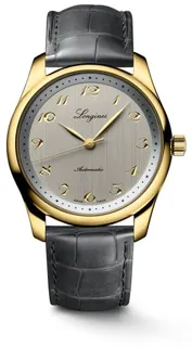 Longines Master Collection L2.793.6.73.2 40mm Yellow gold Gray