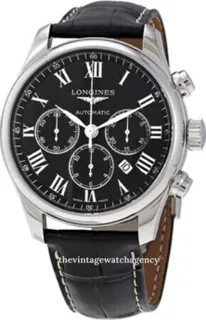 Longines Master Collection L2.859.4.51.7 44mm Stainless steel Black