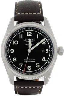 Longines Spirit L3.811.4.53.0 42mm Stainless steel Black