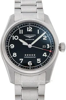 Longines Spirit L3.811.4.53.9 42mm Stainless steel Black