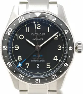 Longines Spirit L3.812.4.53.6 42mm Stainless steel Black