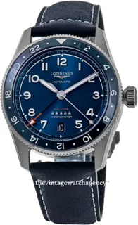 Longines Spirit L38024932 39mm brushed/polished steel blue