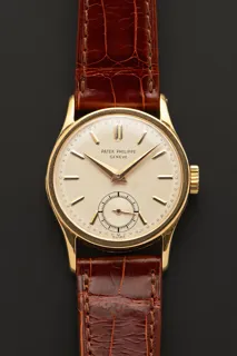 Patek Philippe Calatrava 96 31mm 18k yellow gold Cream