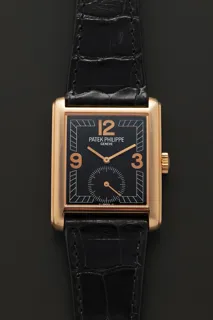 Patek Philippe Gondolo 5014r 18k rose gold Black