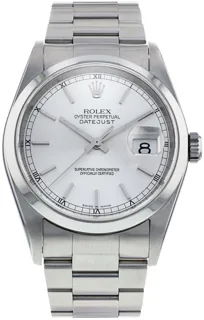 Rolex Datejust 16200 Stainless steel Black