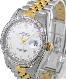 Rolex Datejust 16233 Stainless steel and 18k yellow gold White